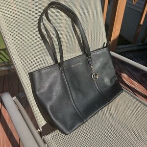 Michael Kors Black Leather Shoulder Bag